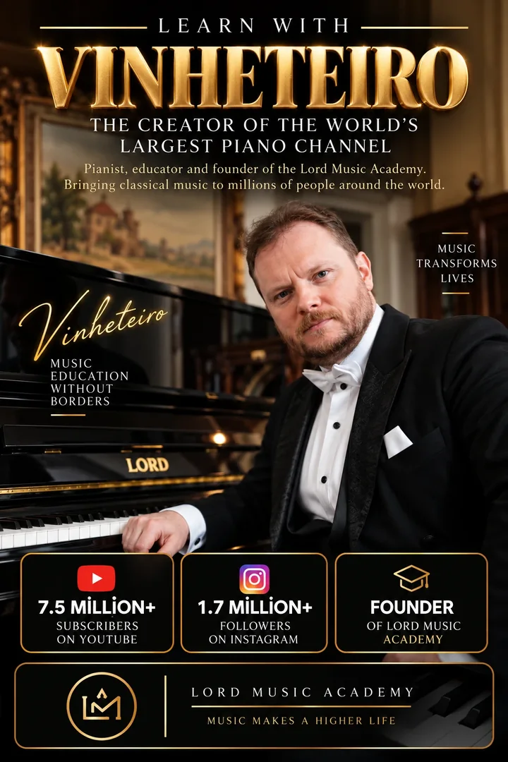 Learn with Vinheteiro - The creator of the world’s biggest piano channel